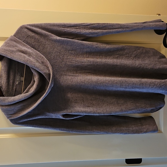 ❤️Barefoot Dreams! CozyChic Ultra Lite Coastal Cowl Sweater| Blue | W Sz. S - Picture 2 of 8